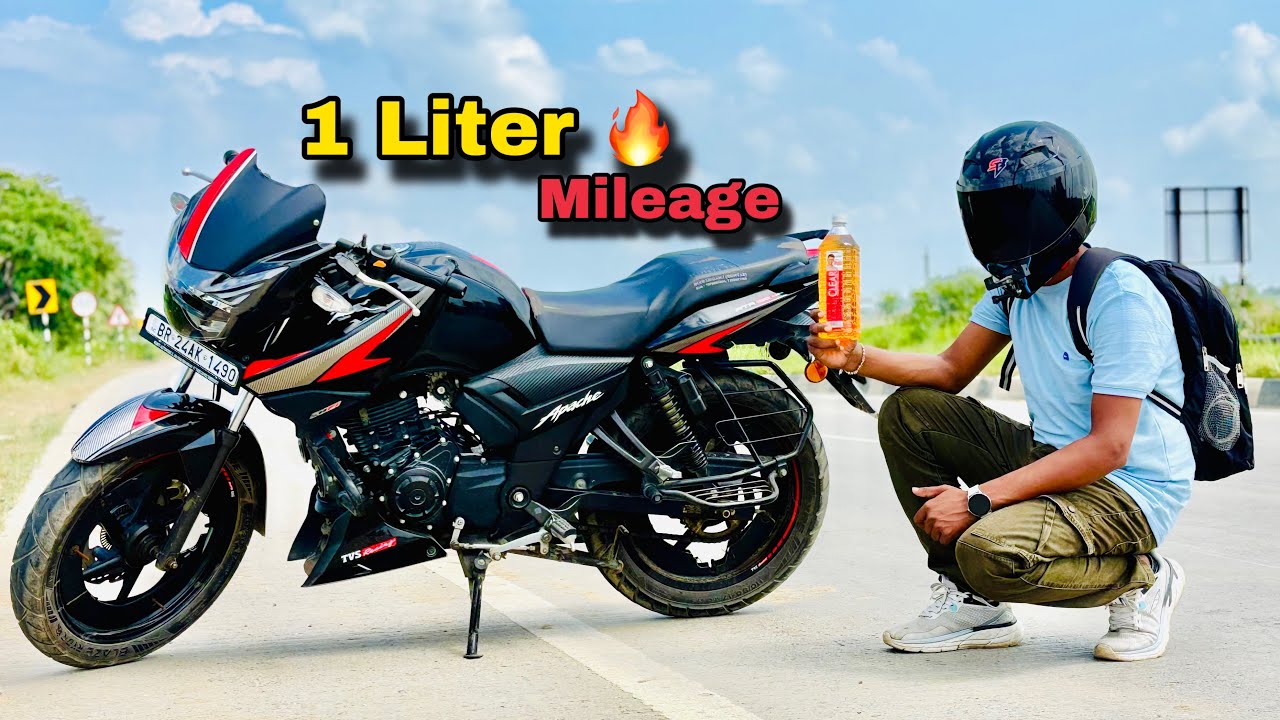 Apache 160 cc 2v Mileage Test 2024 | Apache Mileage Test | Apache Mileage Kitna Deti Hai