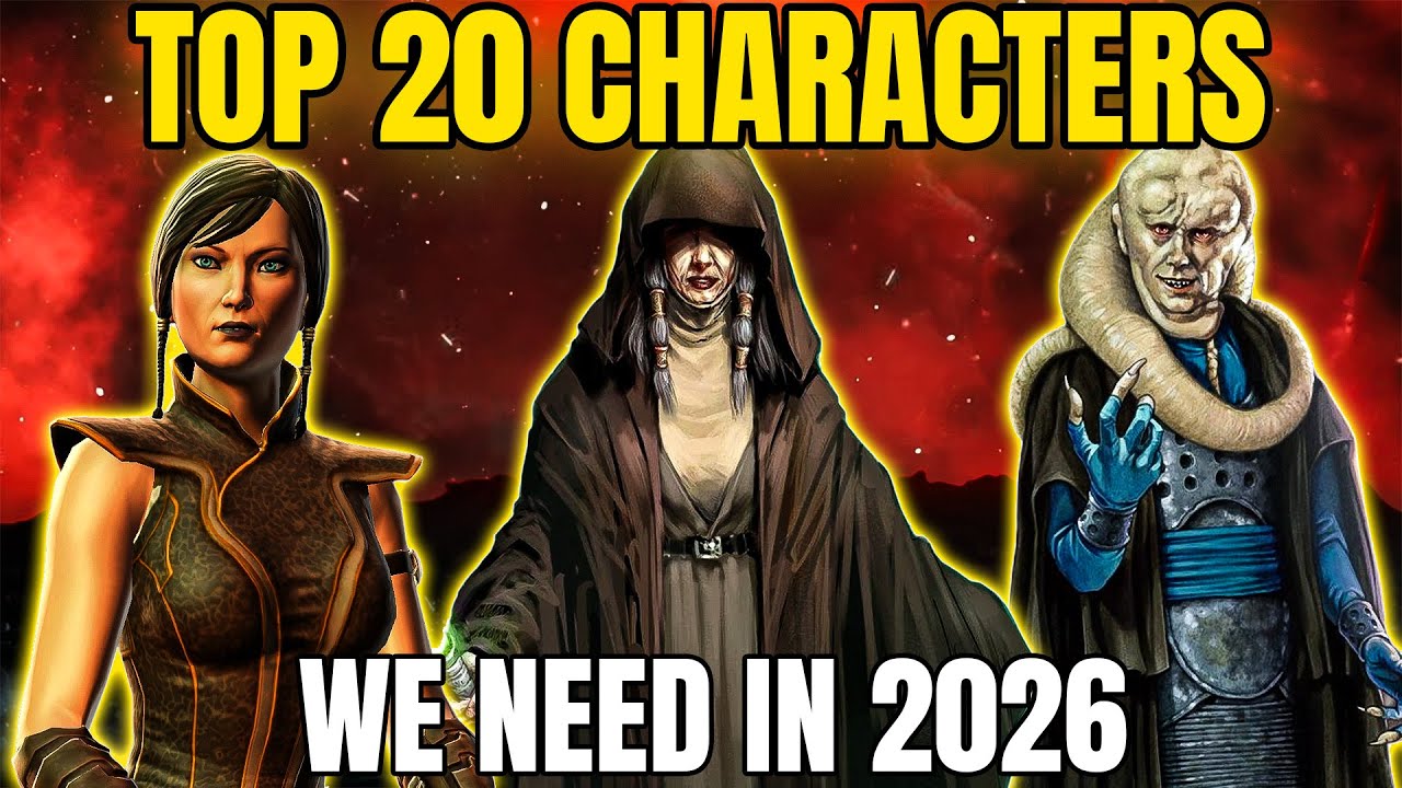Top 20 Characters We Need in 2026 for SWGOH!!