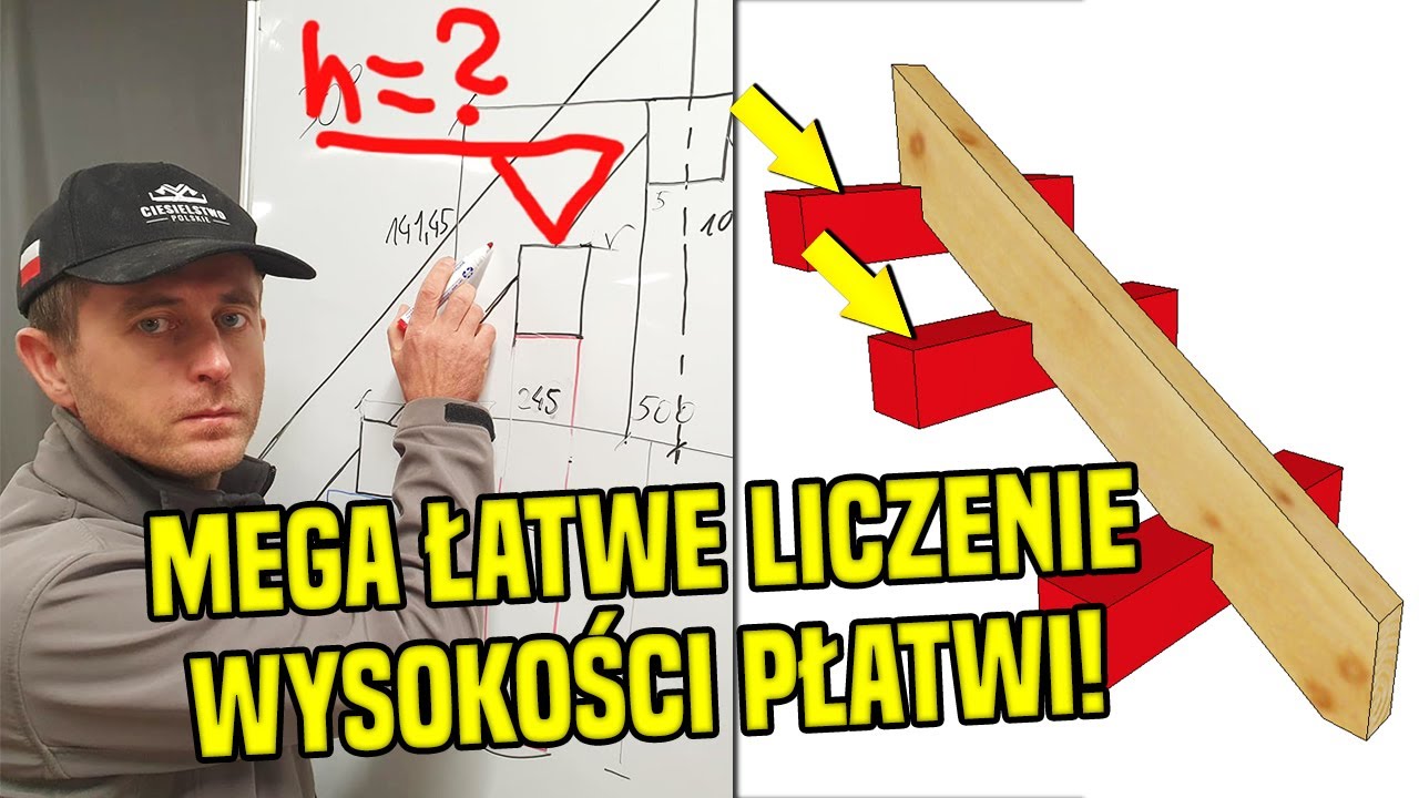 Jak Policzyć Wysokość Płatwi i Belki Kalenicowej? NIEZAWODNA METODA