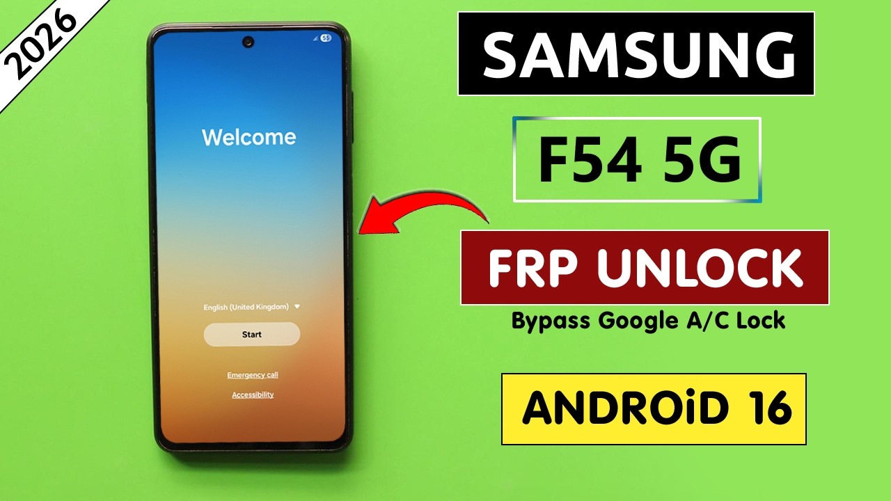 Samsung F54 5G Android 16 Frp Unlock/Bypass - No Test Point | One Click Free Tool - 2026