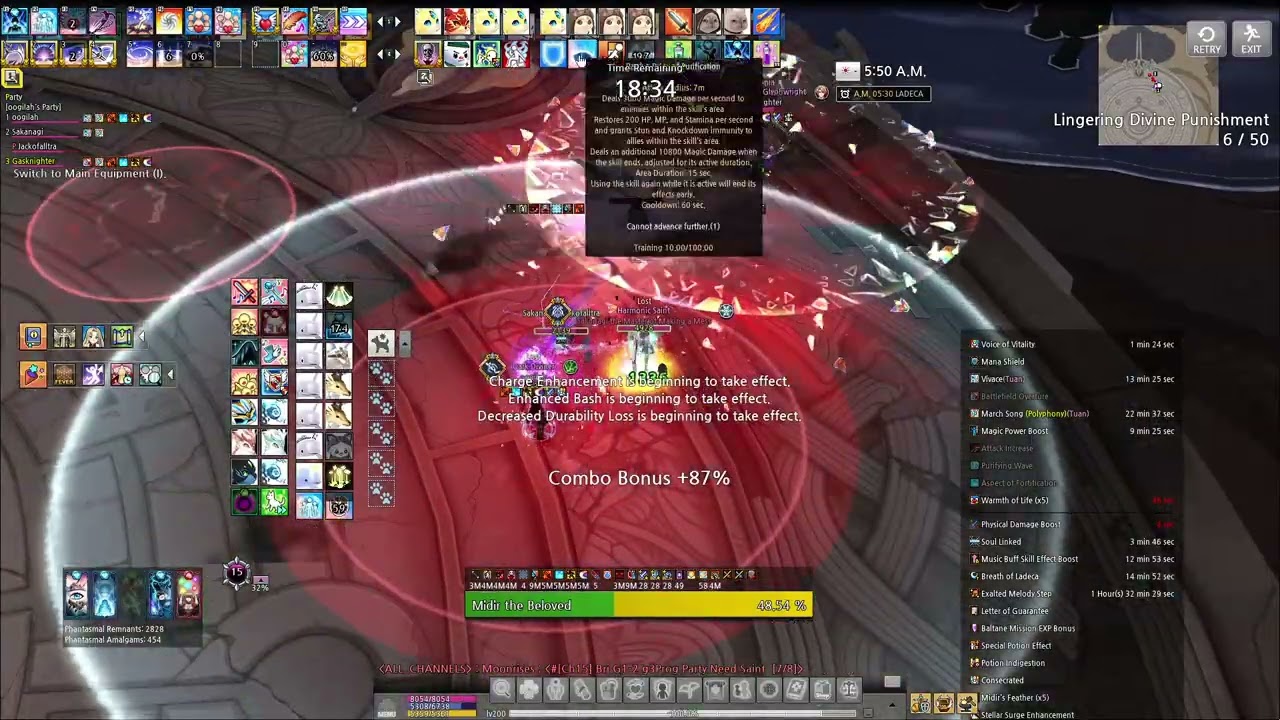 [Mabinogi] Bri Leith G3 - 3 Player - Astro DPS/Harmonic Saint POV (new rise)