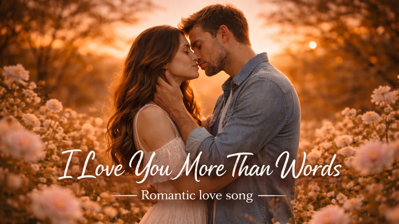 I Love You More Than Words 💖 Romantic Love Song | Emotional Acoustic Ballad