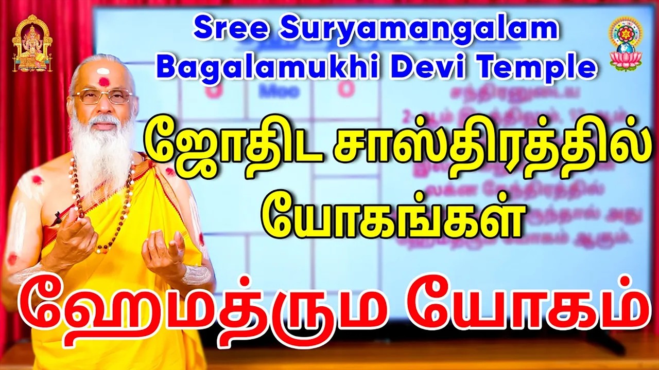 ஜோதிட சாஸ்திரத்தில் யோகங்கள்.ஹேமத்ரும யோகம்......