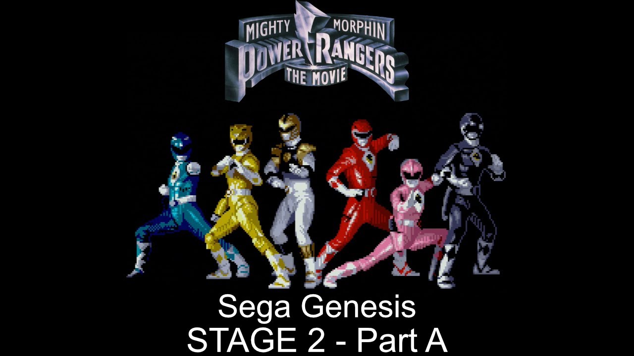 Mighty Morphin Power Rangers: The Movie Sega Genesis Game - Stage 2 - Part A