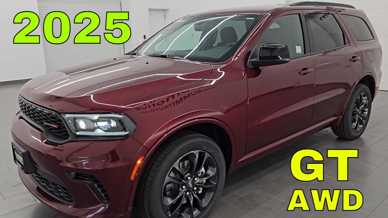 FIRST 2025 DODGE DURANGO GT AWD OCTANE RED FULL 4K WALKAROUND 25T23 SOLD!