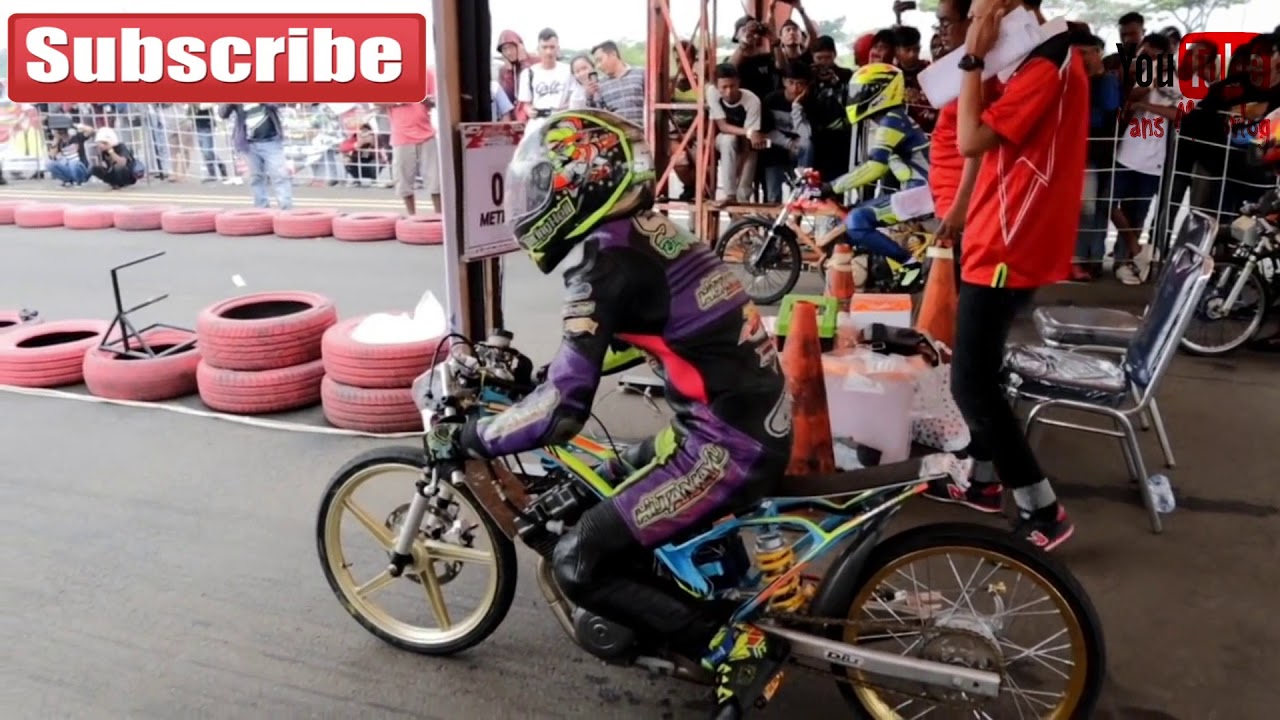 SATRIA F TU 300CC BIKIN GEGER DI SIRKUIT ||DRAG BIKE TERBARU