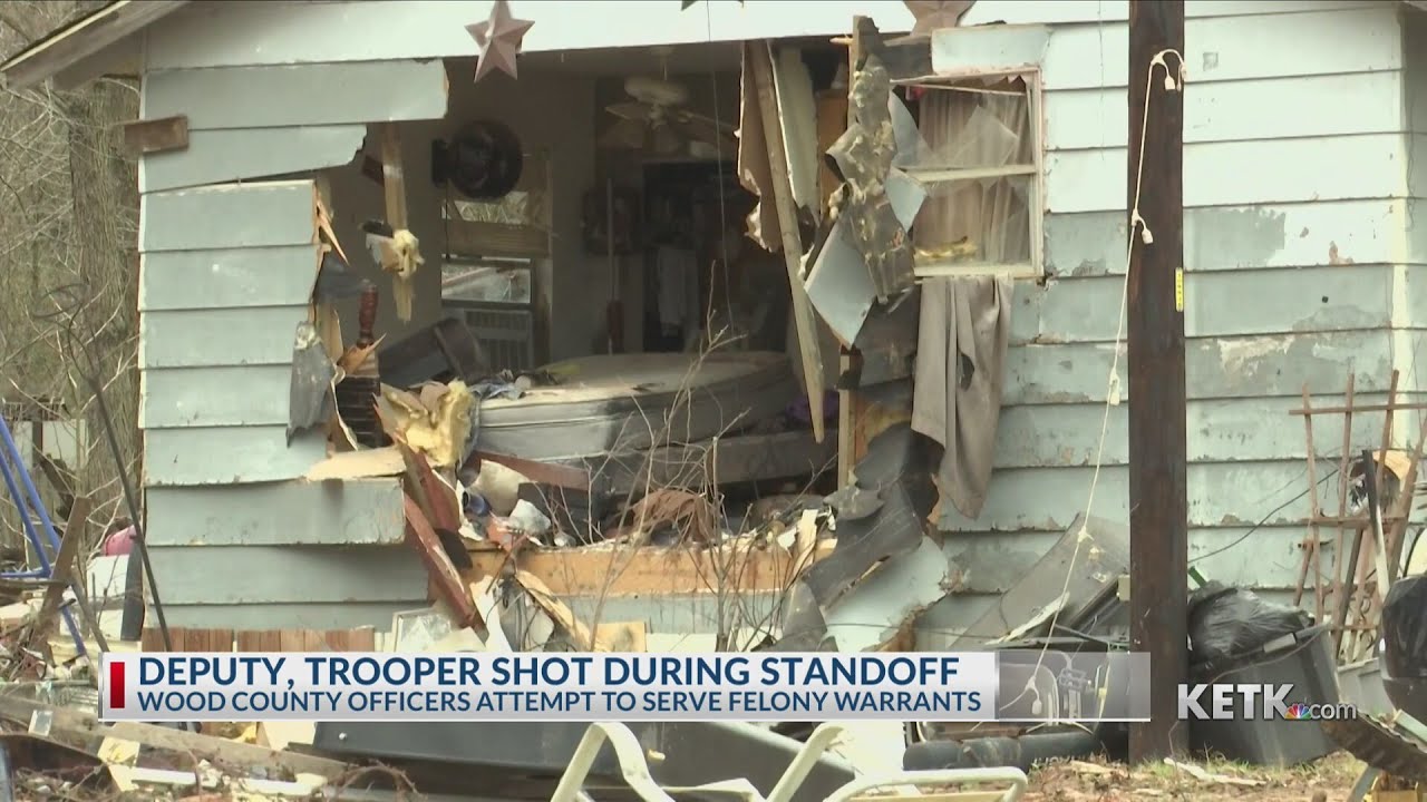 Wood County deputy, DPS trooper shot multiple times during standoff; suspect killed