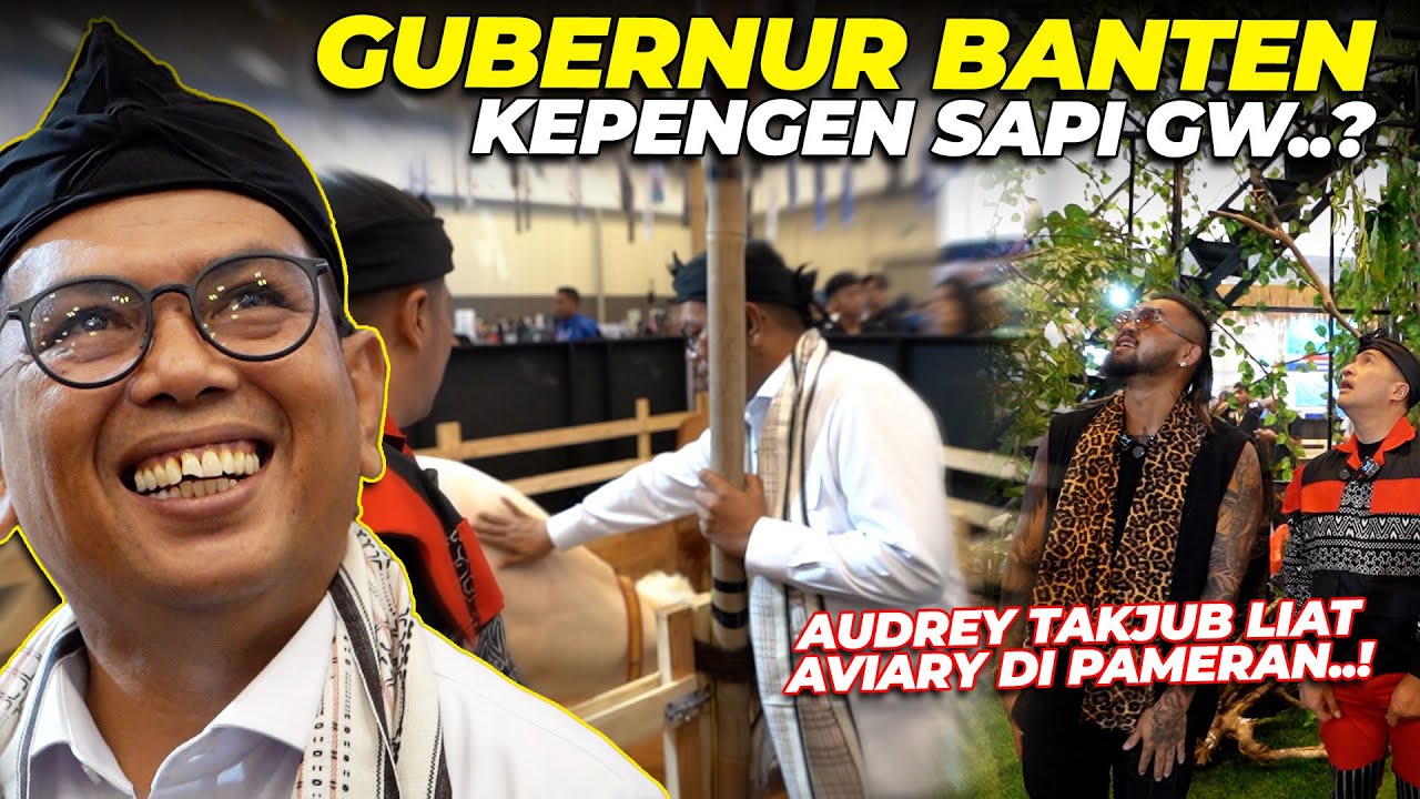 GUBERNUR BANTEN PAK ANDRA SONI SAMPE TAKJUB LIAT HEWAN2 DEHAKIMS..!