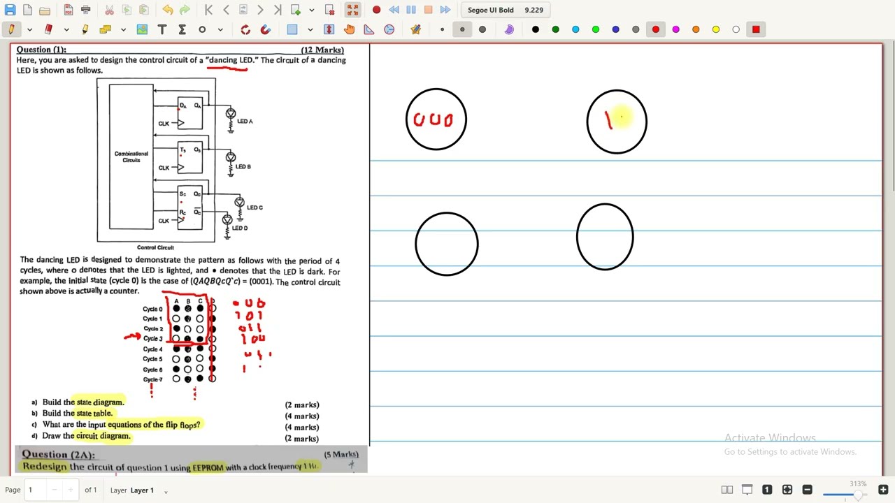 Question (1) - Synchronous + EEPROM