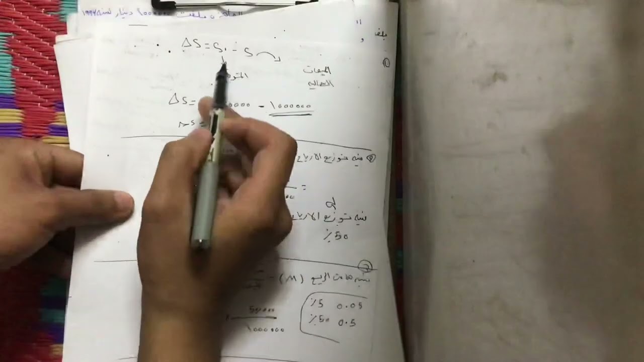 ادارة مالية (التنبؤ بالاحتياجات المالية ) كورس ثاني