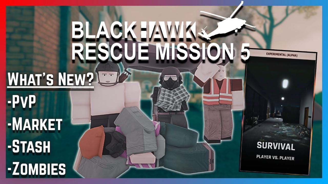 Зомби PvP меняет ВСЁ | Blackhawk Rescue Mission 5 ROBLOX