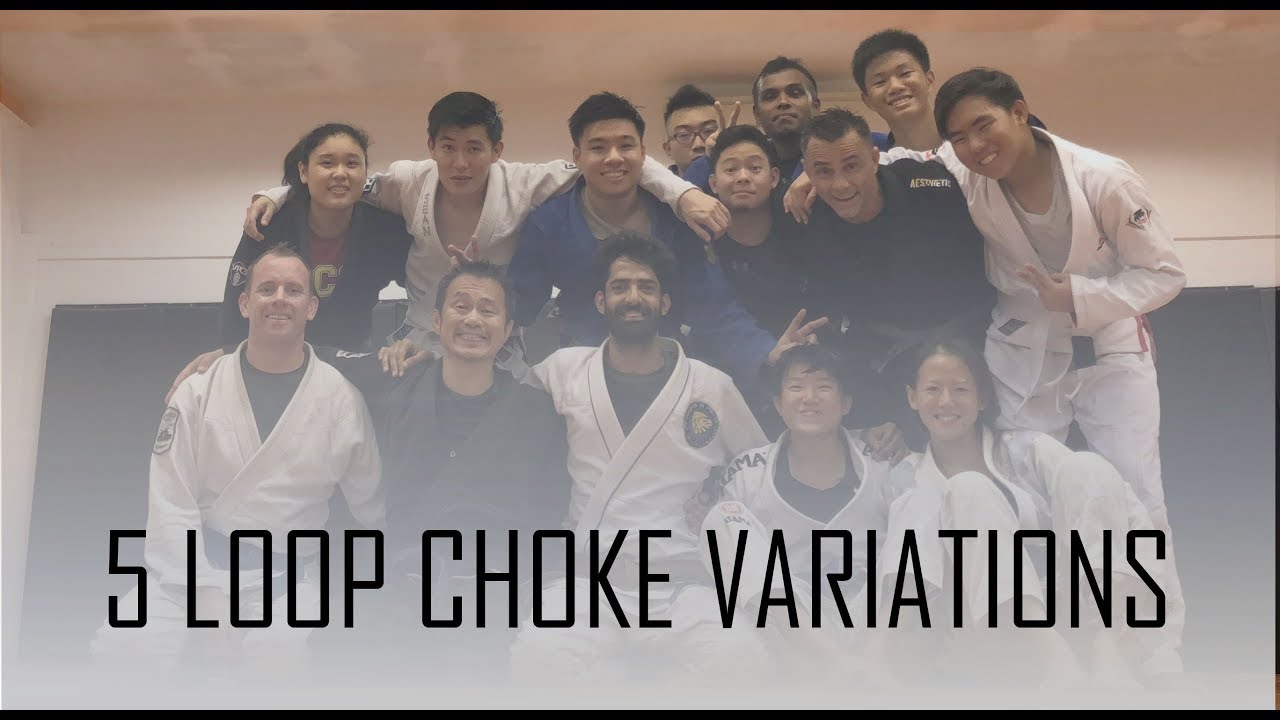 5 Loop Choke Variations - BJJ Seminar By Arun Sharma in Singapore