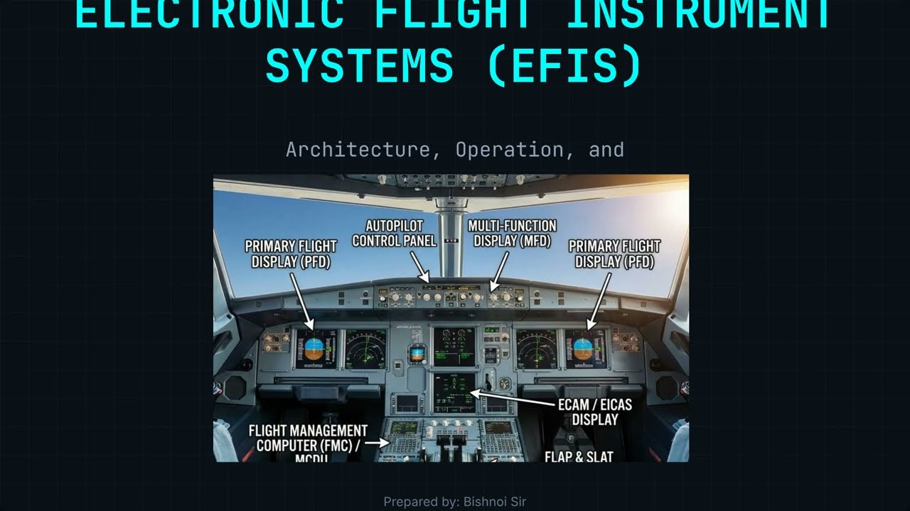 Обзор системы EFIS #dgca #техническоеобслуживаниесамолетов