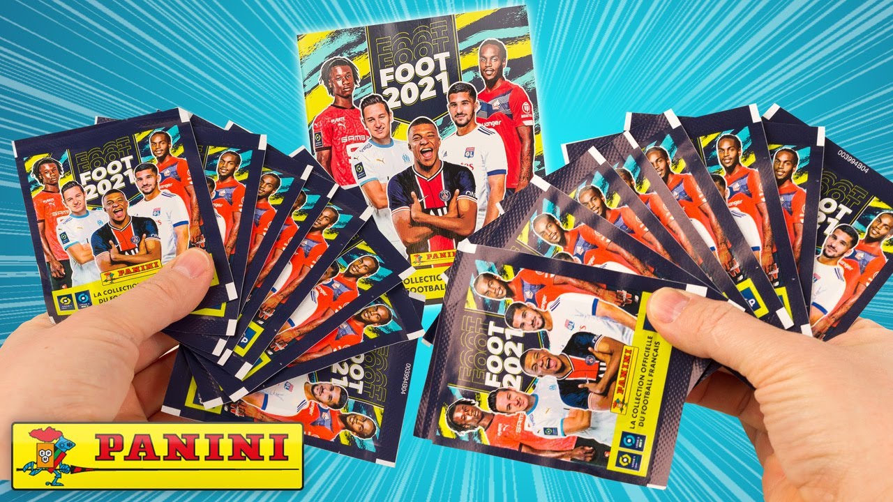 Album PANINI FOOT 2021 On continue l'ouverture de dizaines de pochettes