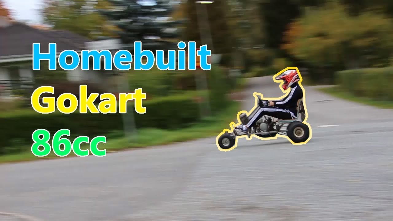 Stekarne - Testdrive 86cc HOMEBUILT Gokart (Autistmobile) in Swenglish