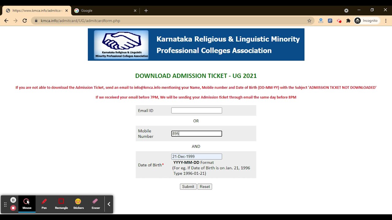 KRLMPCA CET 2021 Admit Card (Released) - Download Your KRLMPCA CET 2021 Admit Card Here