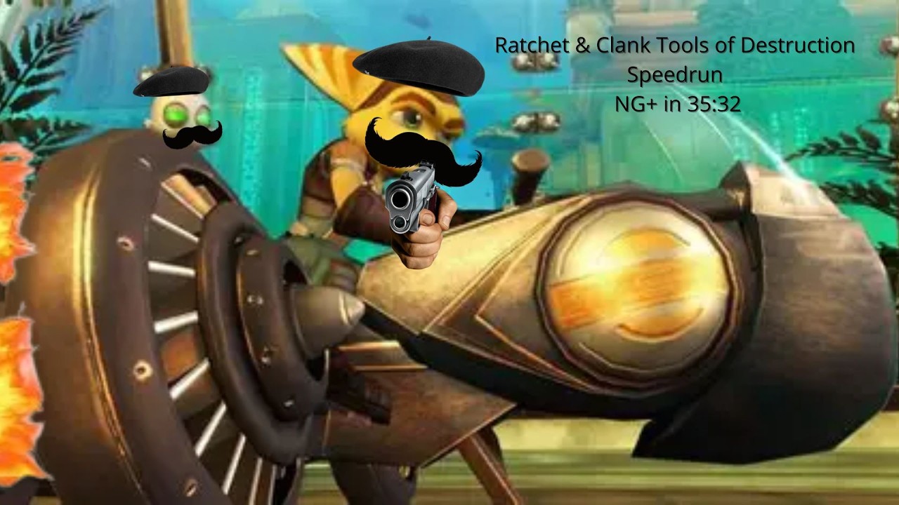 Ratchet & Clank Tools of Destruction Speedrun NG+ in 35:32