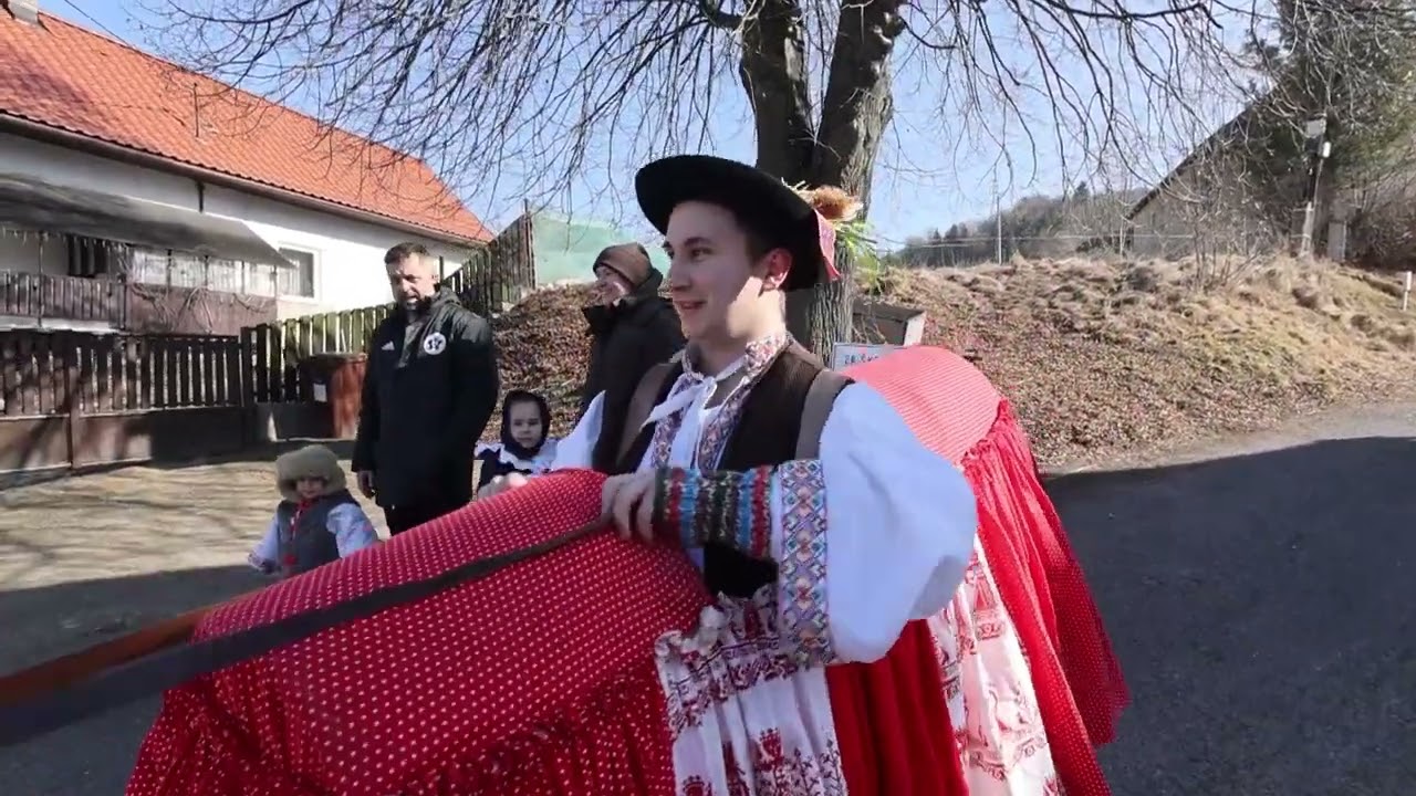 Fašiangový sprievod v Ploštíne 2025