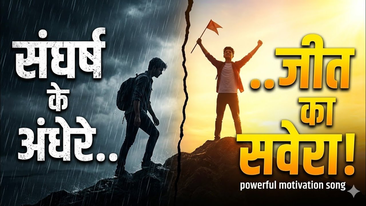 जो रुक गया वो हार गया 🔥 | Powerful Youth Motivation Song | Full Song”