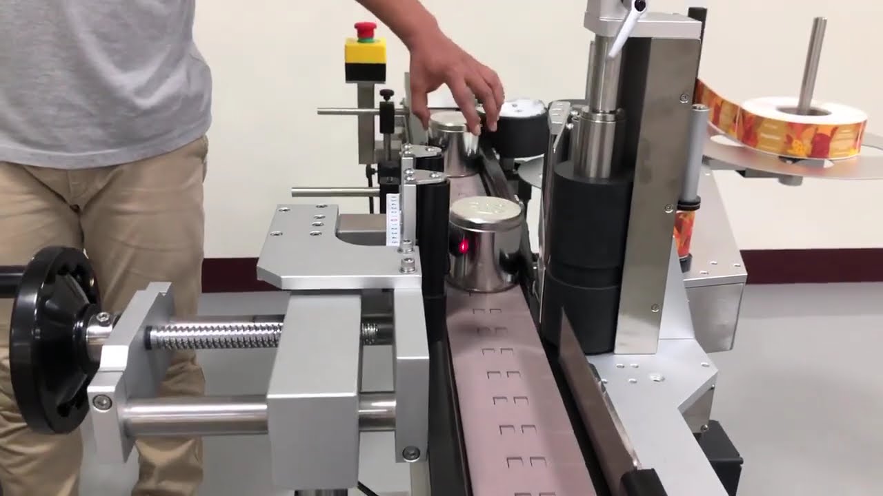 Pack Leader PL-501D 3-Point Wrap Labelling Machine #labelling #labelingmachine #automation