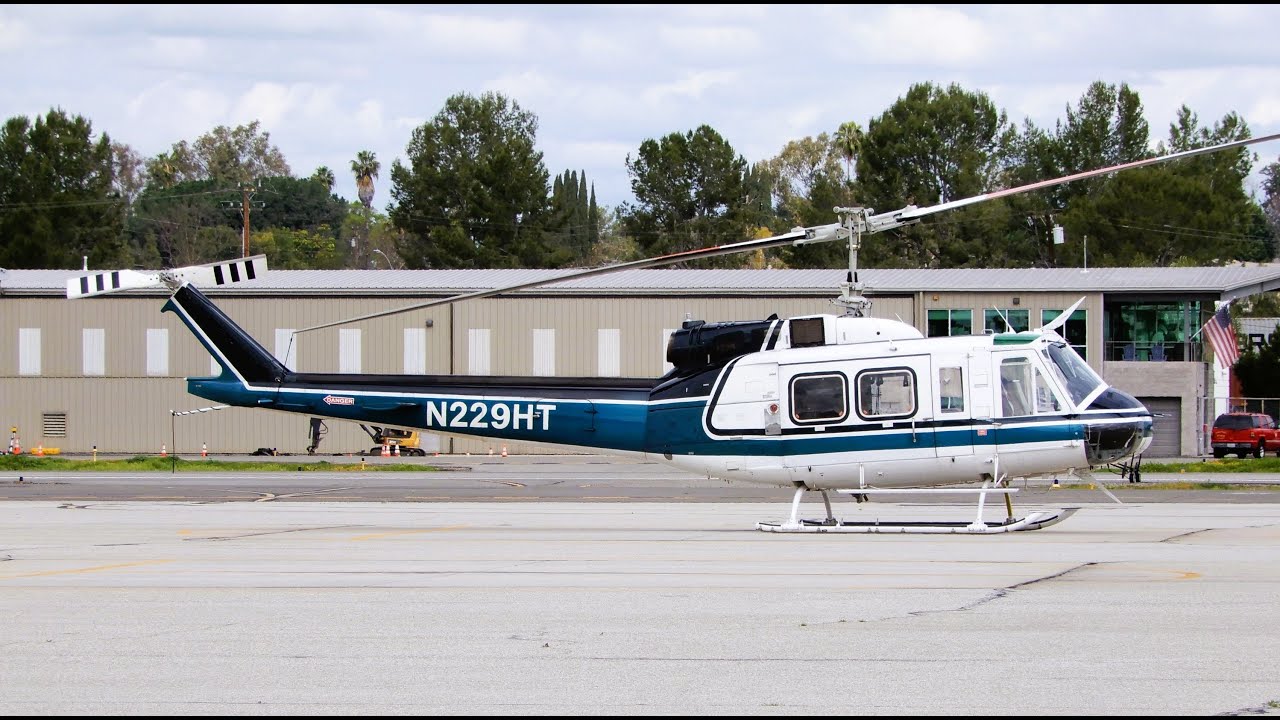 Bell 205 Start-Up & Takeoff 
