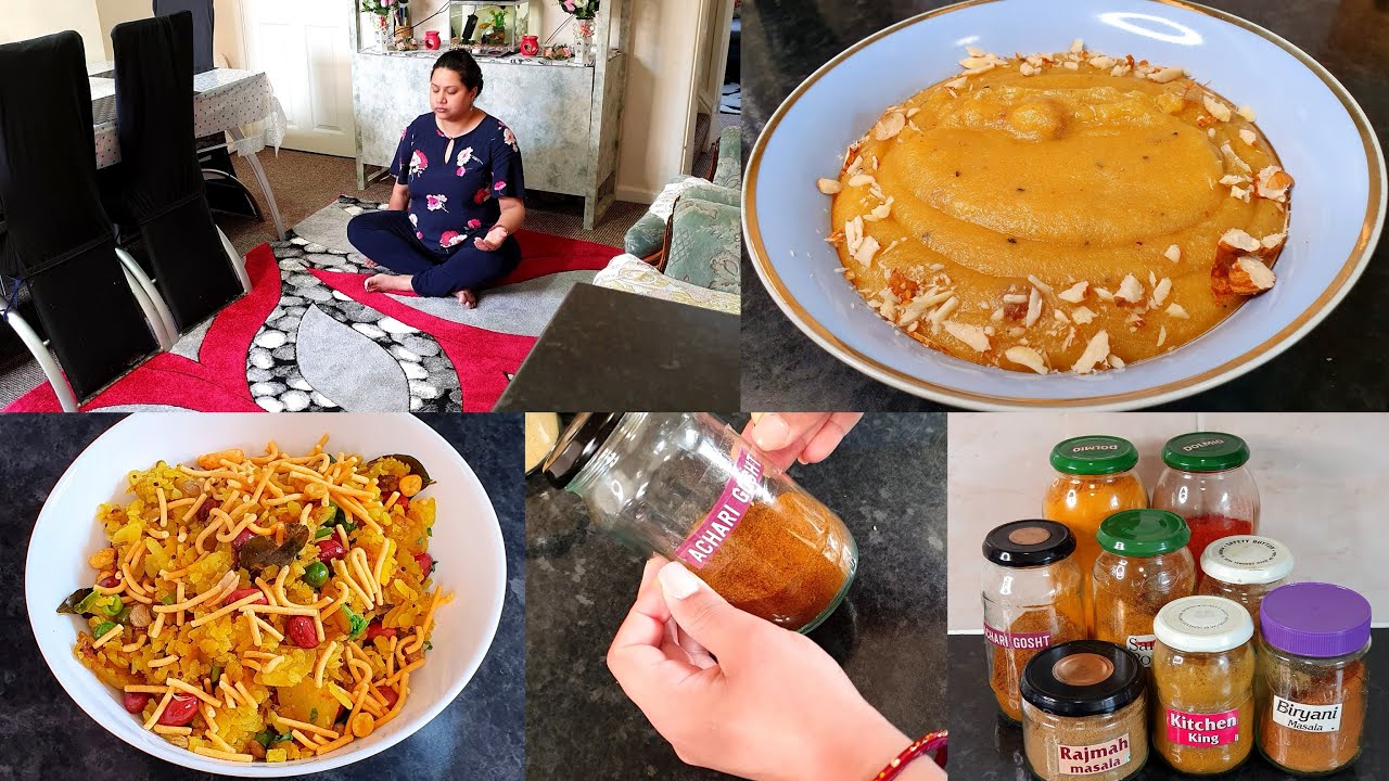 Indian Mom's Busy Morning Routine (Exercise, Meditation, Cooking, Cleaning) How to Put Labels on Jar