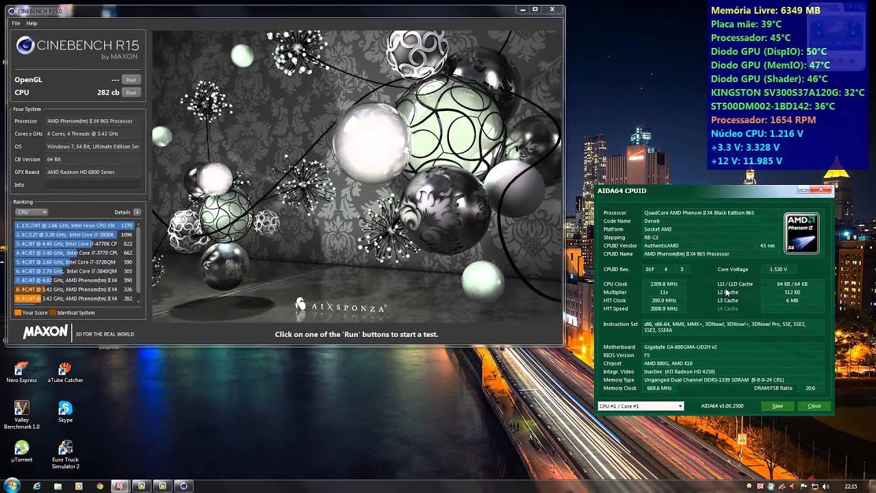 Phenom X4 965 OC 4.0 ghz