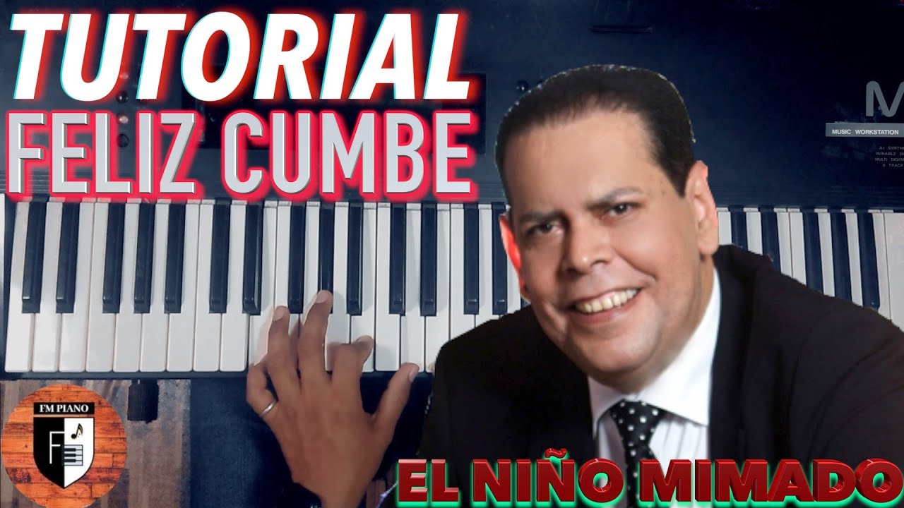 Fernando Villalona | FELIZ CUMBE PIANO TUTORIAL MUY FÁCIL | Bien explicado!!
