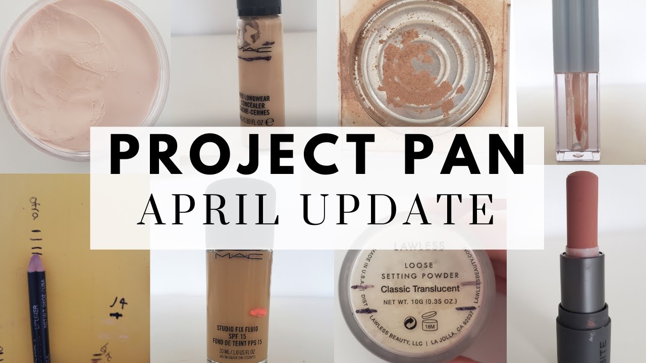 PROJECT PAN APRIL UPDATE (check-in/update #3): I finished 40% of my products!
