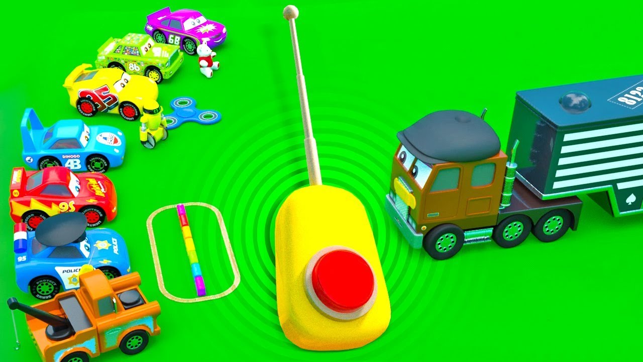 Bad Truck Robb & Stolen Teleport, Funny Stories with Little Cars