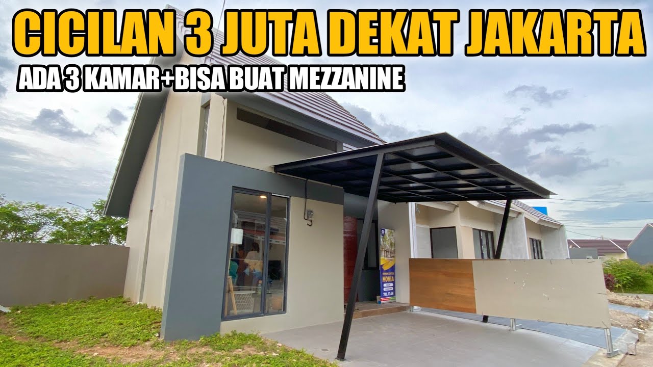 3 KAMAR😱! RUMAH MINIMALIS DEKAT JAKARTA, MUTIARA GADING CITY