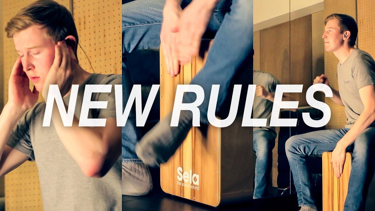 Dua Lipa - New Rules | Cajon Cover by Ross McCallum