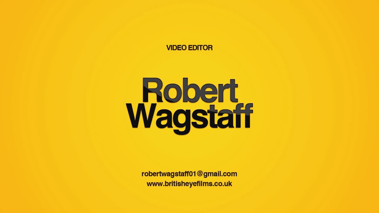 Robert Wagstaff | Video Editing Showreel