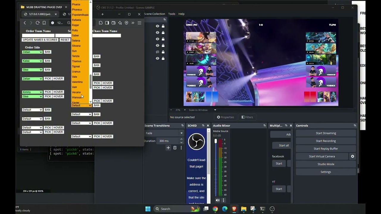 HOW TO ADD NEW HERO IN MLBB DRAFTING OVERLAY - MLBB TOURNAMENT DRAFT - MLBB