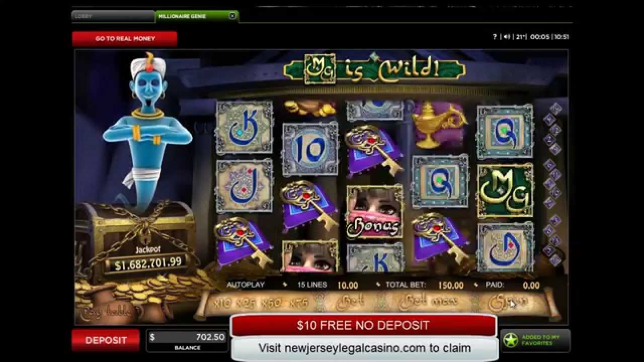 Millionaire Genie Slots NJ USA
