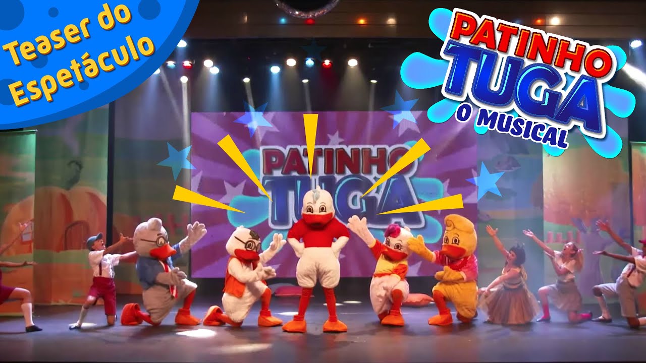Espetáculo Teatral musical Patinho Tuga