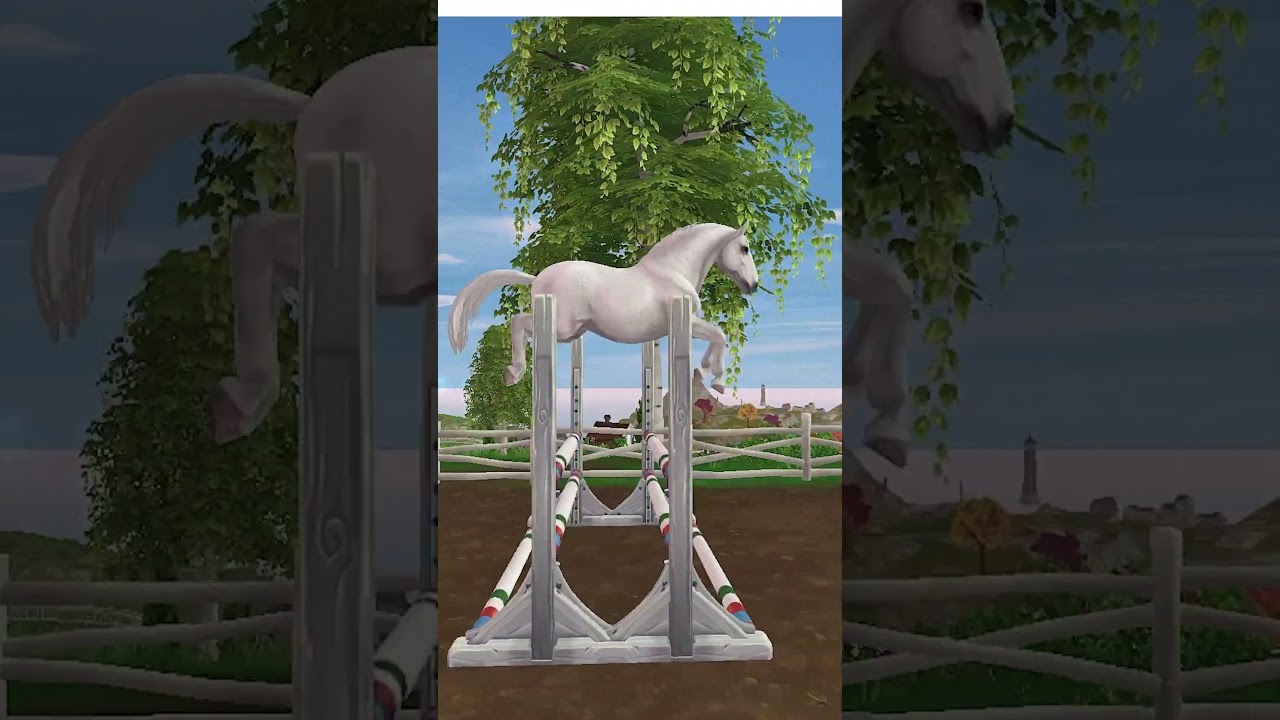 Insane jump landings! 💀😳🙊 | #shorts #sso #starstable #trending #fyp #horses #viralvideo #phonk
