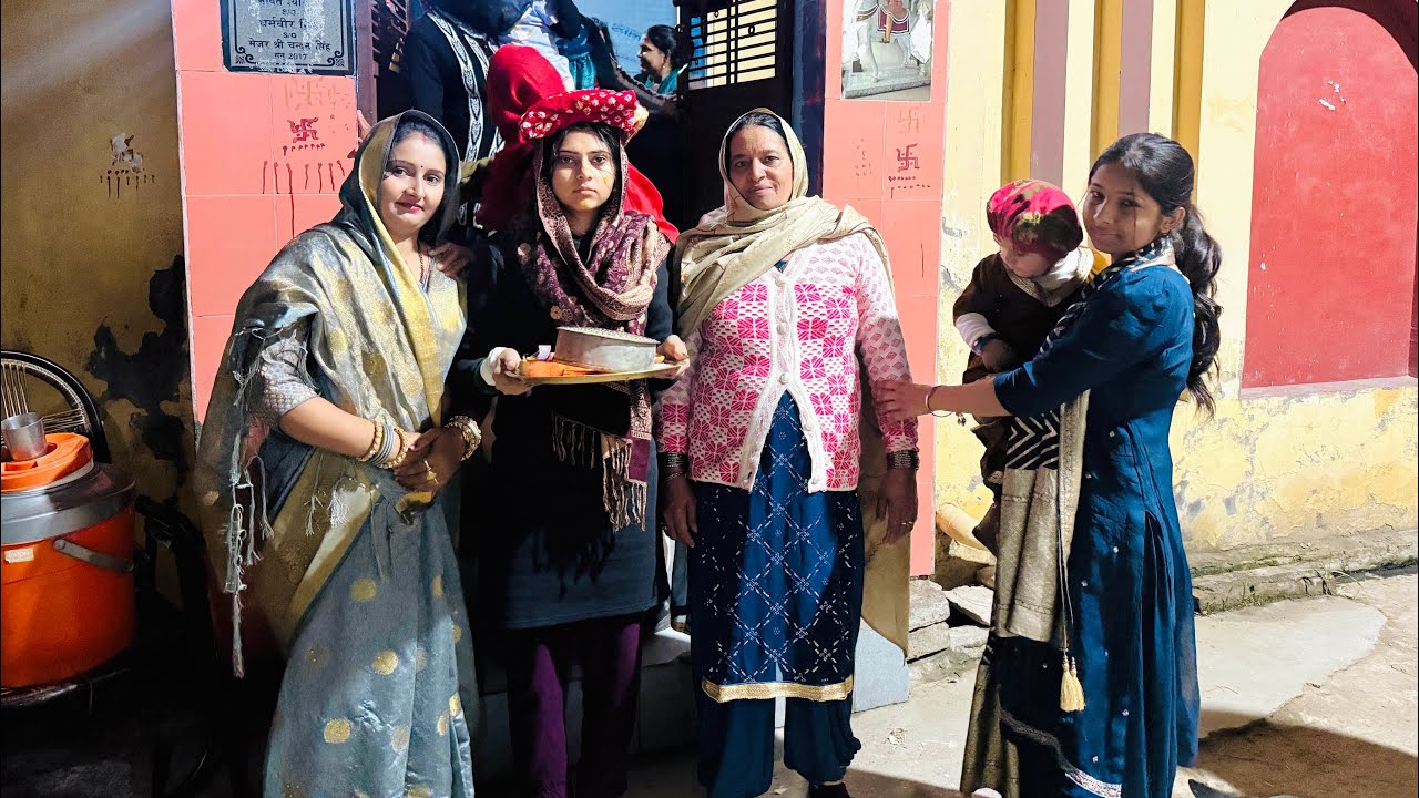 Day :- 3  हमने दिया आज बान ☺️ , हेमा की आई दोस्त मिलने 