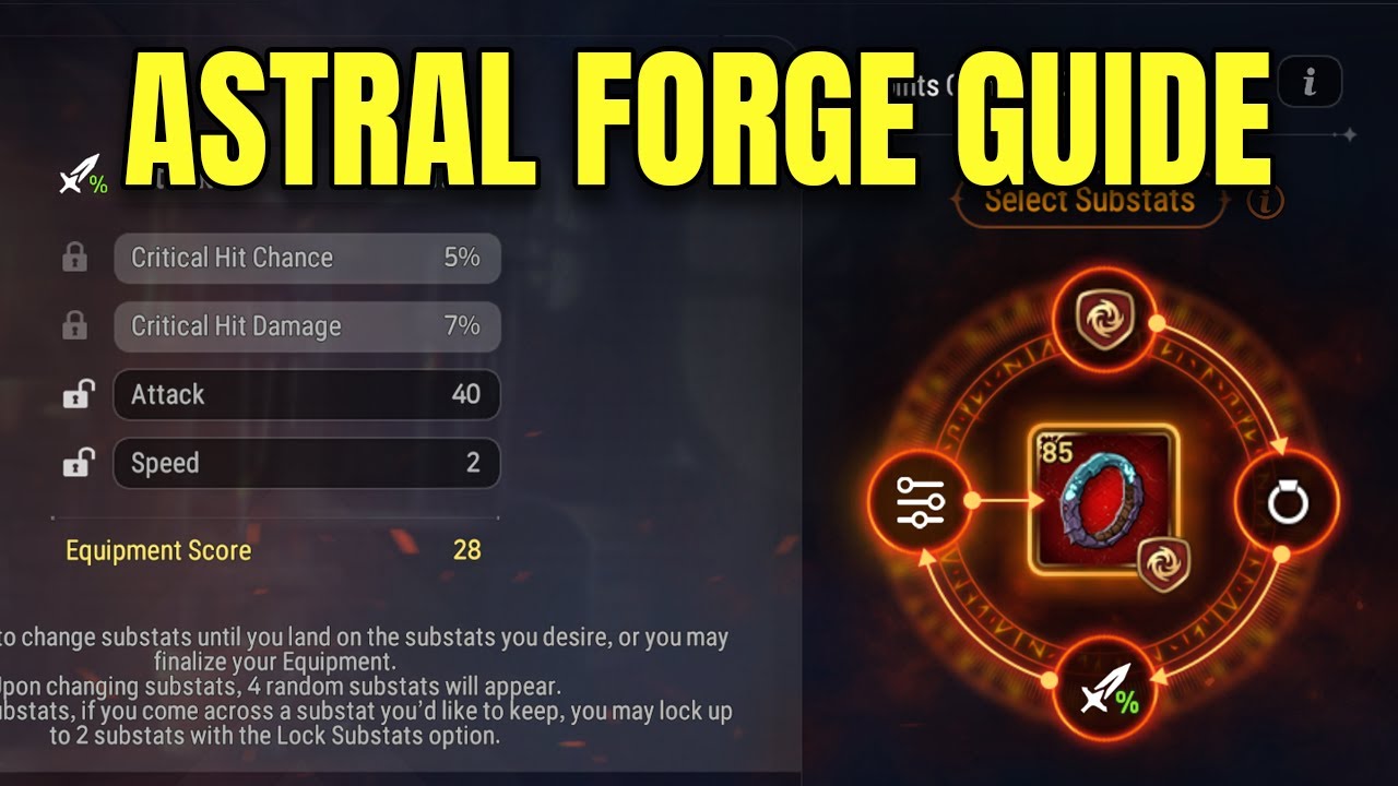 ASTRAL FORGE CRAFTING GUIDE  - Epic Seven