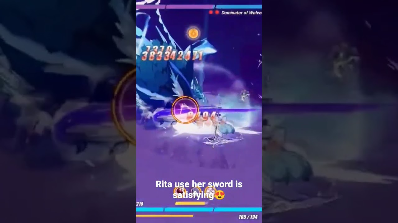 destroying dominator wolve with rita sword #honkaiimpact3gameplay #exaltedabyss #rita #gameplay