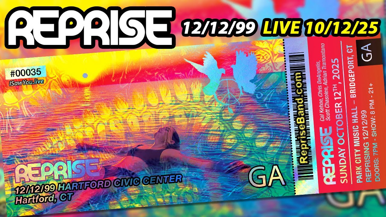 Reprise performs  Phish 12/12/99 Hartford Civic Center at  Park City Music Hall 10/12/25 #phish