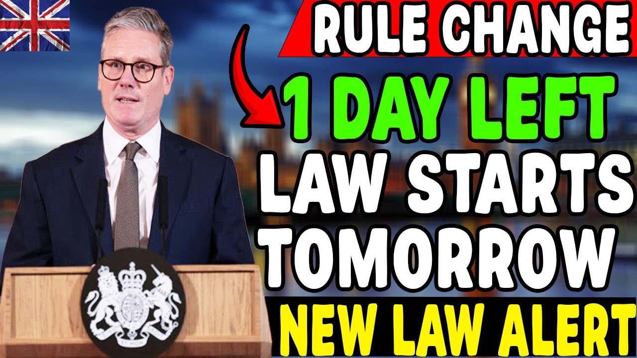 💥 URGENT UK Road Law Changes 🚨 1 Day Left Warning