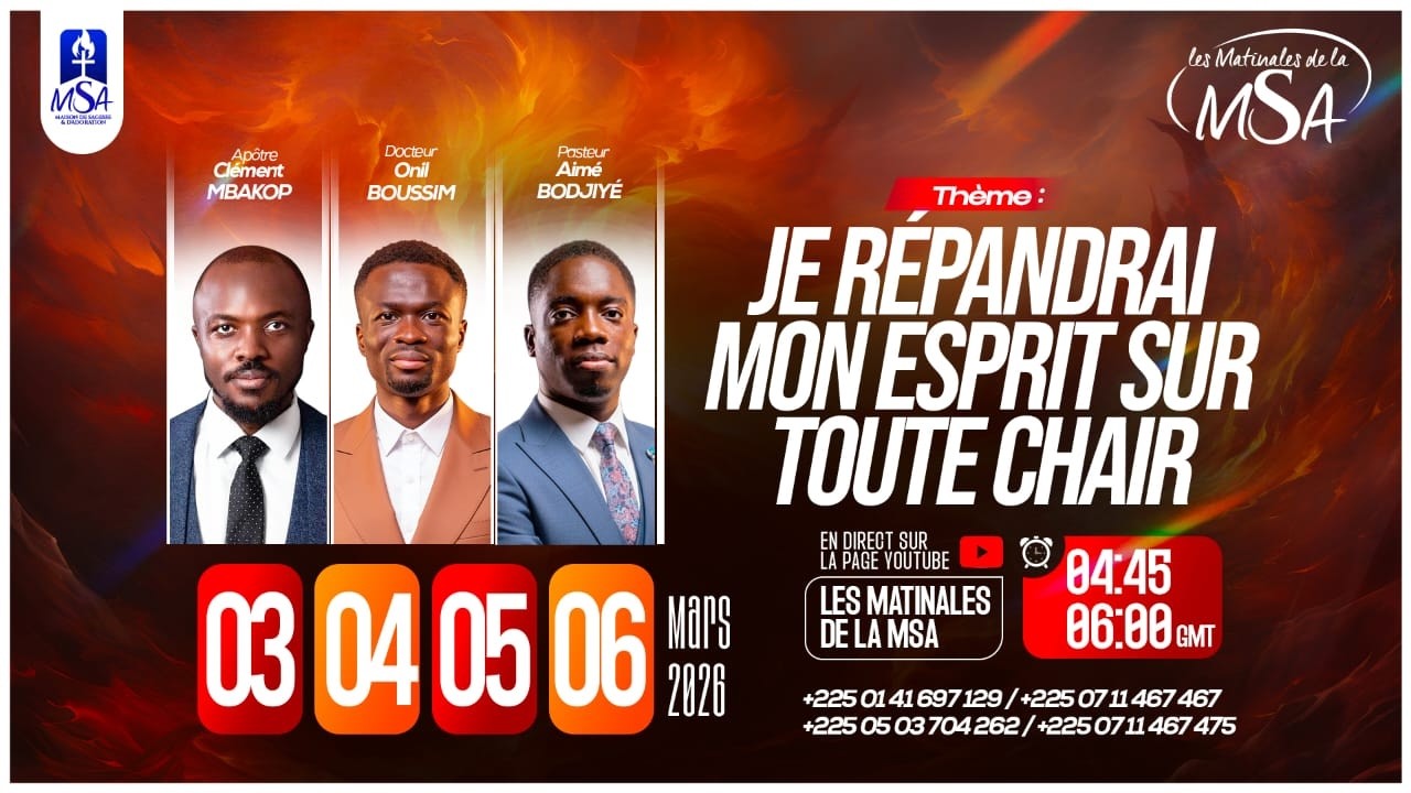 Je répandrai mon Esprit sur toute chair (Onil BOUSSIM)