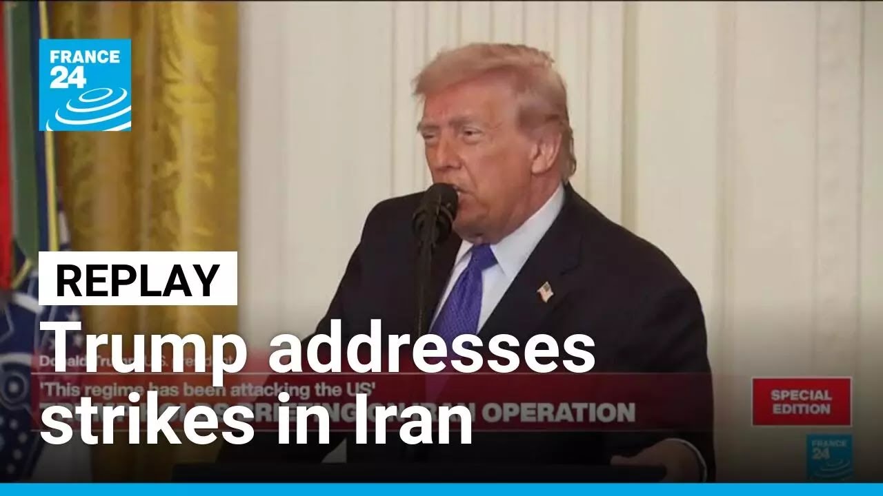 Replay: Donald Trump addresses Iran strikes at Medal of Honor ceremony • FRANCE 24 English