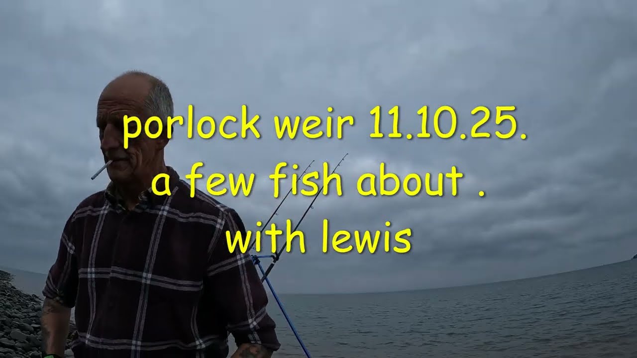 Плотина Порлок. Несколько рыбок примерно. 11 10 25. #рыбалка на пляже #морскаярыбалкавВеликобрита...