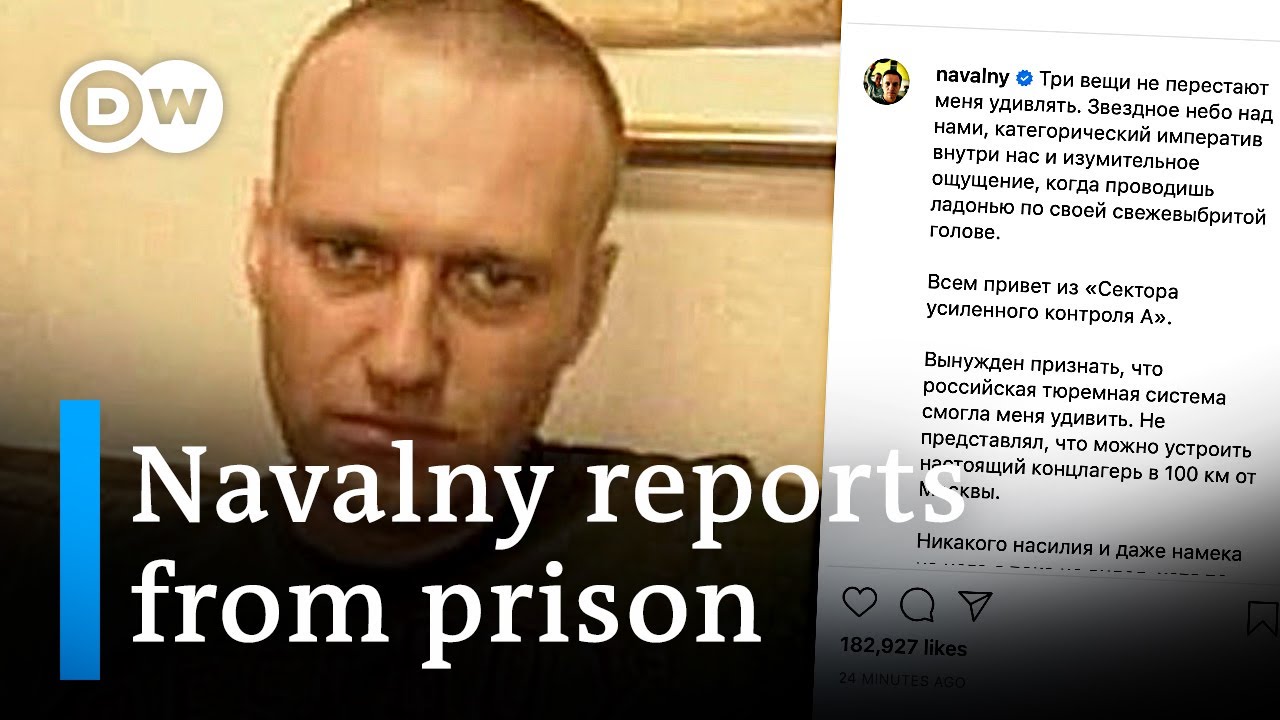 Navalny's message from inside notorious penal camp | DW News