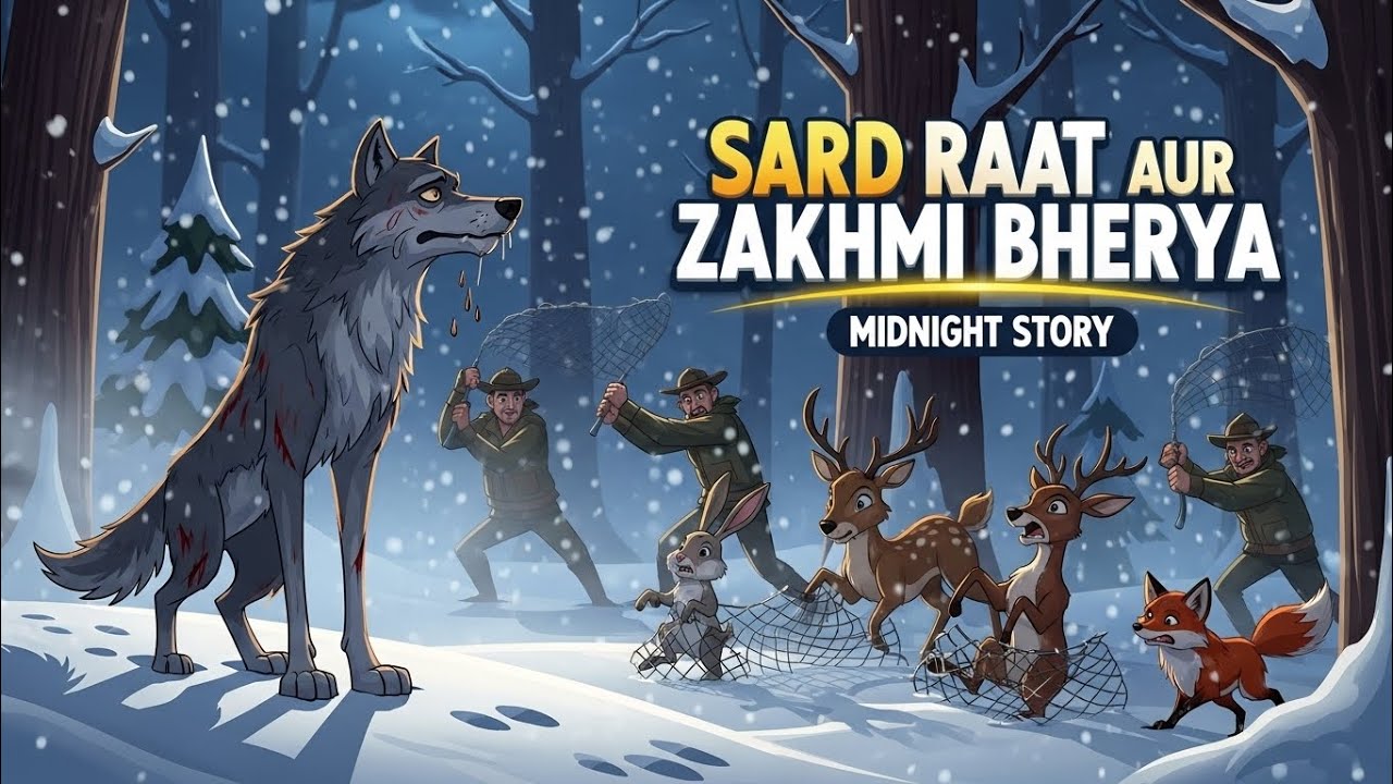 Sardi ki Raaten Aur Bherya kahani | Urdu fairy tales | Moral story | urdu kahaniyan