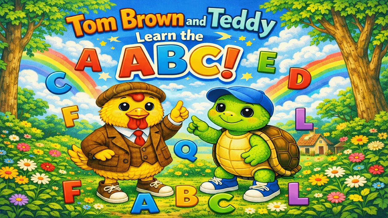Tom & Teddy Learn the ABCs! 🔤🎵 | Alphabet Song for Kids