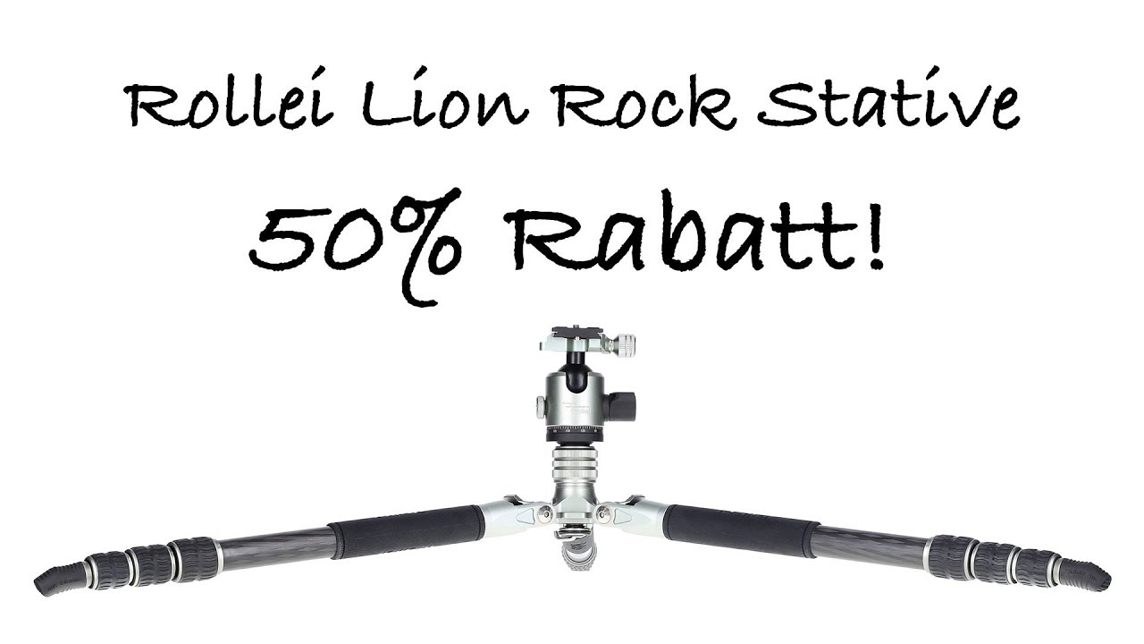 Die Lion Rock Stative von Rollei - 50% Rabatt!