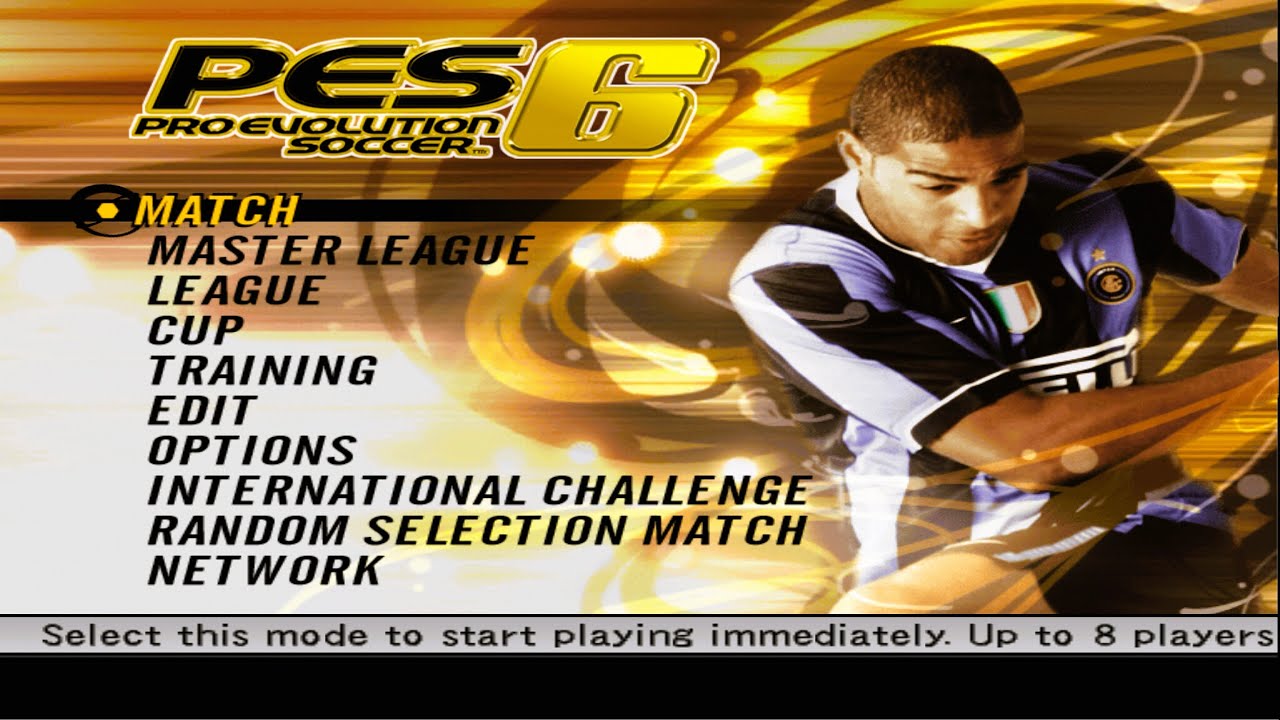 PES 6 PS2 Gameplay UHD [4K 60FPS]